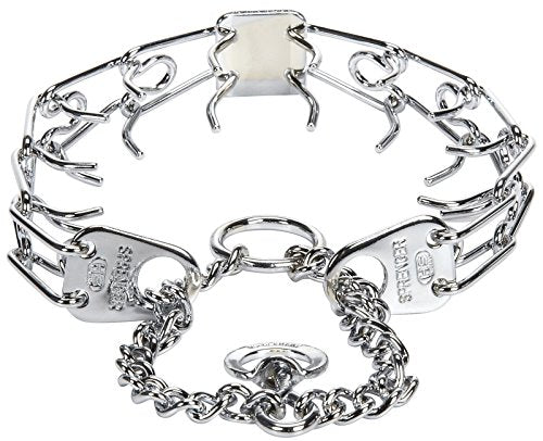 Herm Sprenger Pinch Collar, 12 pouces, 2-1 / 4-millimètre, argent, petit