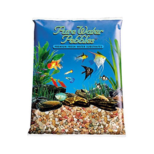 Worldwide Imports AA3758 Pure Water Pebbles Natural Aquarium Gravel (Cumberland River, 5lb x 10pc)