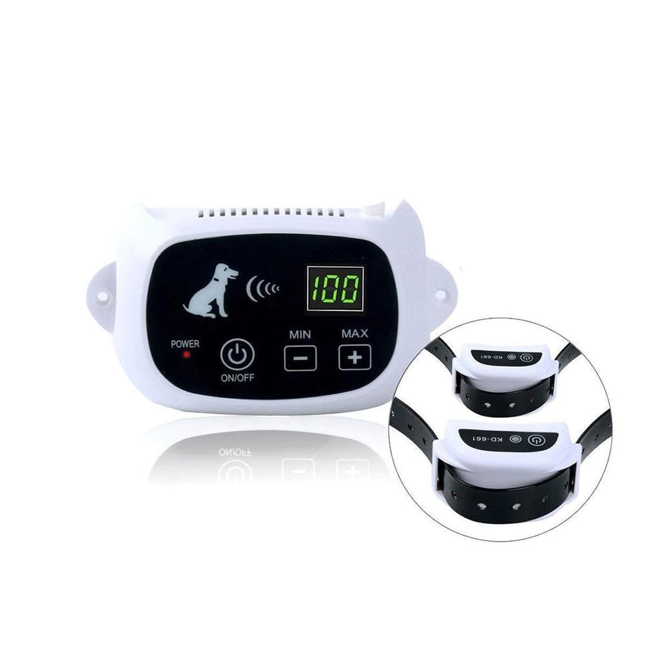 TR.OD Wireless Rechargeable 2 Dog Fence No-Wire Pet Containment System Waterproof