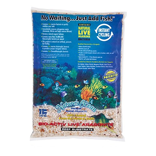 Natures Ocean AM0842 Bio-Activ Live Aragonite Live Reef Substrate 16lb x 2pc