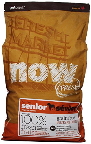 Now 152347 Fresh Grain Free Senior Dog Food, 12-Pound Bag