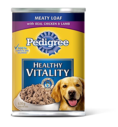 Pedigree 71624 Meaty Loaf Chicken and Lamb Dog Food 12/630 Gm