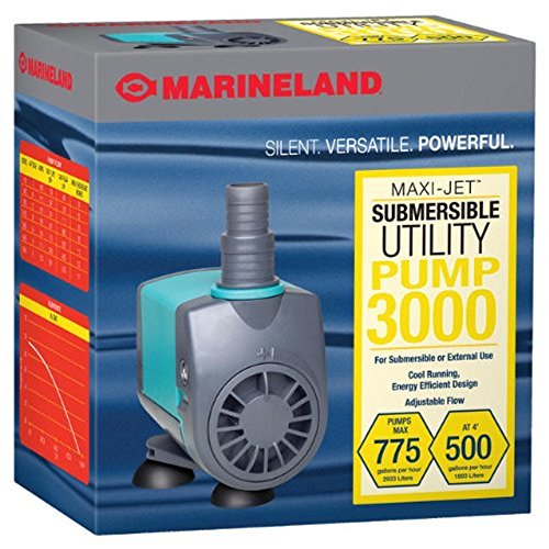Marineland AM0305 Maxi-Jet 3000 Utility Pump 58 Watt 775gph