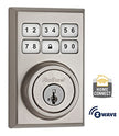 Kwikset Contemporary SmartCode 910 Deadbolt with Z-Wave Technology, Compatible with Alexa via Samsung SmartThings and/or Wink