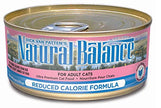 Natural Balance 53361 Reduced Calorie Cat Canned Food (24/6 OZ)