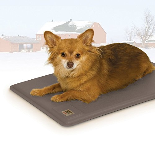 K&H Pet Products Deluxe Lectro-Kennel Heated Pad Small Gray 12.5" x 18.5" 40W