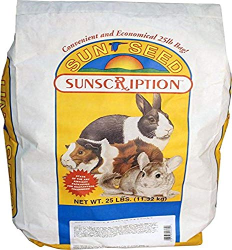 Sun Seed Company SSS44625 Sun Fun Daily Diet Guinea Pig Food, 25-Pound