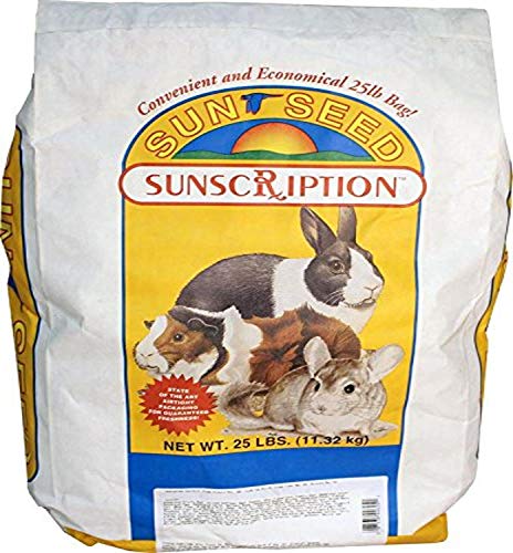 Sun Seed Company SSS44625 Sun Fun Daily Daily Diet Guinée Pig Food, 25 livres