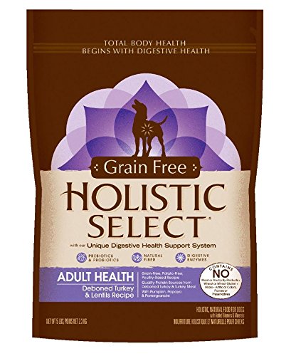 Sélection holistique Sélectricité Grain sans dinde et lentille Alimentation pour chiens adultes