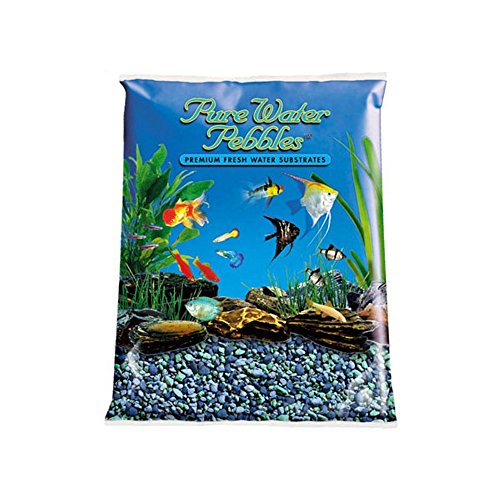 Importations mondiales AA3822 Pure Eau Prulles Gravel aquarium revêtu 2pc (Blue Lagoon, 25lbs)