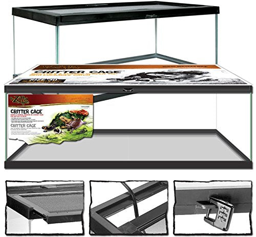 Zilla 28031 Critter Cage For Reptile 30 Gallon (36x18x12)