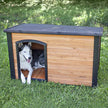 Precision Pet Petmate Extreme Weather-Resistant Log Cabin Dog House Adjustable Feet, 4