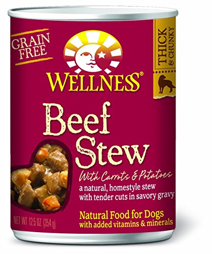 Wellness 01710 Stew Beef Dog Food 12/12.5oz