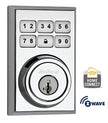 Kwikset Contemporary SmartCode 910 Deadbolt with Z-Wave Technology, Compatible with Alexa via Samsung SmartThings and/or Wink