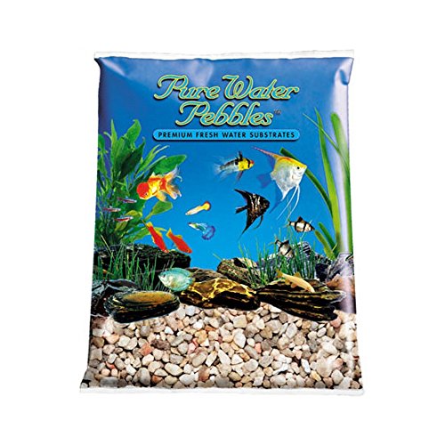 Worldwide Imports AA3754 Pure Water Pebbles Natural Aquarium Gravel (Liberty Pebbles, 5lb x 10pc)