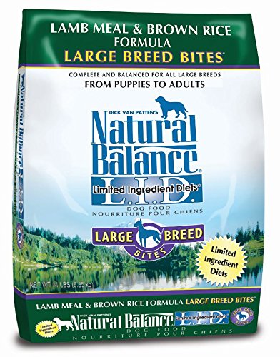Natural Balance 42060 LID Lamb & Brown Rice Large Breed Dog Food 14LB