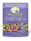 Bien-être 89085 Indulgence saine Poulet, canard et crevettes aliments pour chats 24/3 oz