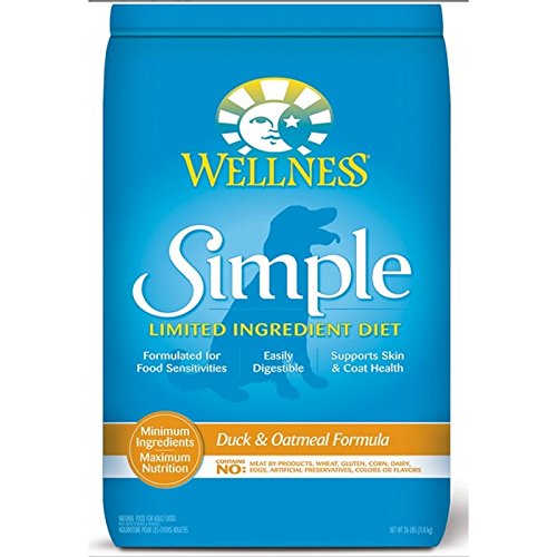 Wellness Simple Diet Duck & Oatmeal Formula Dry Chog Aliments 26 lb