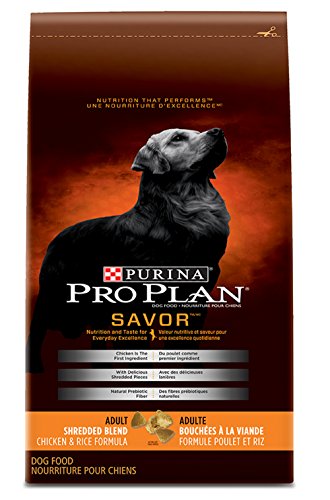 Pourin Purina Pro Plan Râchée et riz savourent les aliments secs pour un chien adulte 15 kg