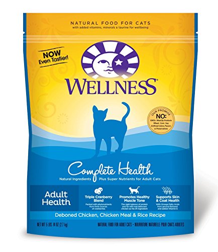 Wellnes 8936 Saumon pour la santé adulte et les aliments secs du Whitefish pour chat (5 lb 14 oz)