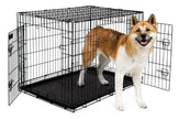 Petmate Training Retreat 2-Door Wire Kennel In Black For Dogs (43 Inch)
