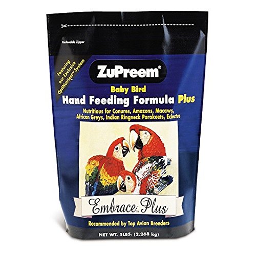 ZuPreem BB3396 Embrace Plus Hand-Feeding Formula Bird Food (5 lb)