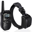 Oxgord Rechargeable Waterproof LCD 100LV Shock Remote Pet Bark Training Collar, 330 yd