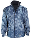 N170J ZOOM Black Forest Green Navy Ripstop Nylon Jacket Waterproof Breathable Navy Black Forest Green - XS-3XL (Navy, XXXL)