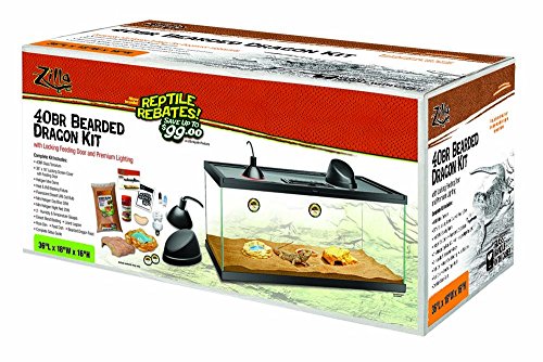 Zilla 28073 Bearded Dragon With Combo Kit (40BR)
