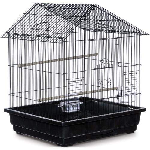 25 X 21 X 29.33 Offset Roof Parakeet / Cockatiel Cage - Part #: 25211