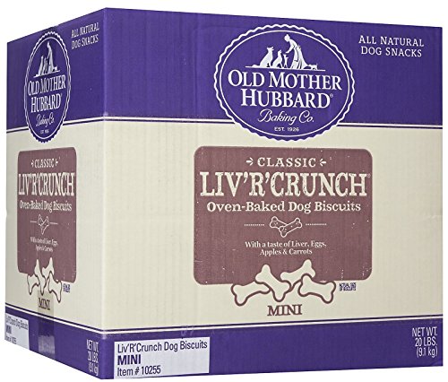 Old Mère Hubbard 10255 Classic Mini Liv'r'rrunch Dog Biscuits 20 lb
