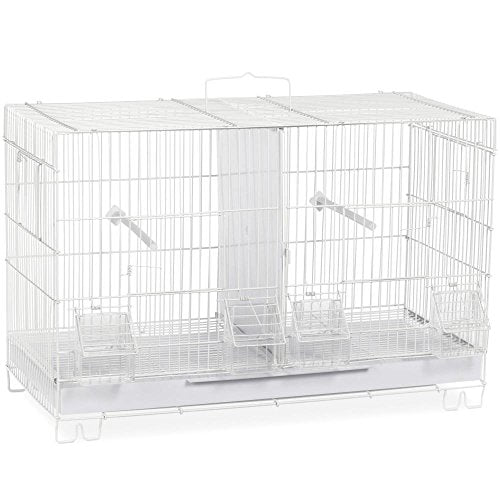 Prevue Pet Stack & Lock Double Breeder Cage 23" x 10" x 15"H Pack of 4