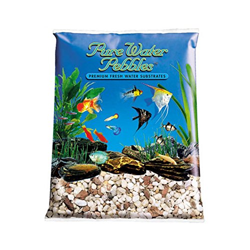 Importations mondiales aa3764 Pure cailloux d'eau Natural Aquarium Gravel (mélange personnalisé, 5 lb x 10pc)