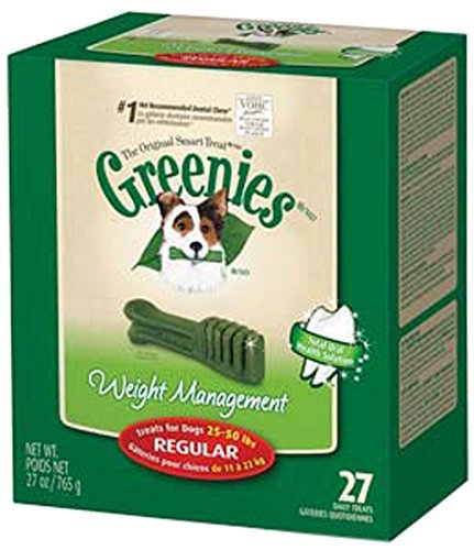 Greenies 10075565 LITE Tub Weight Management Dog Treat 27OZ (Regular)