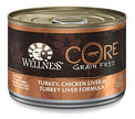 Wellness Core Natural Wet Grain Free Dog Dog Aliments, Turquie et poulet, 6 onces (pack de 24)