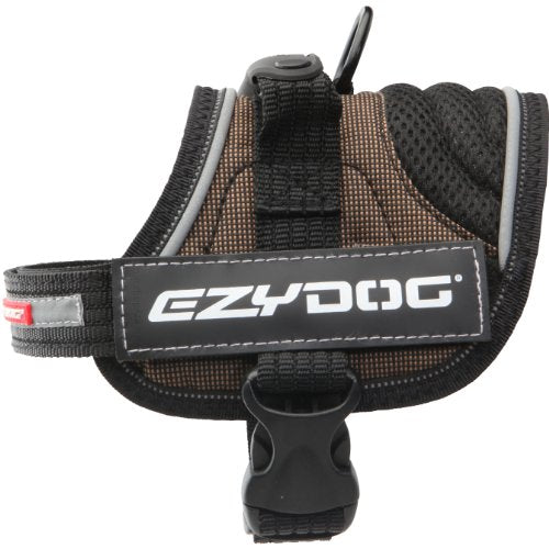 EzyDog Convert Trail-Ready Outdoor Adjustable Dog Harness - Perfect for Hiking, Walking, and Doubles as a Service Dog Vest - Superior Comfort Design with a Durable Traffic Handle (X-Small, Gold)