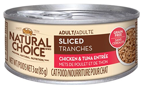 Nutro Natural Choice 10102095 Sliced Chicken & Tuna Entree Adult Cat Food 24/3OZ