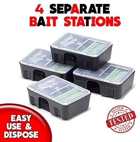 Tomcat Mouse-Rodent Killer-Child et Station d'appâts à 4 packs résistants à un chien
