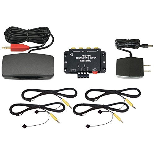 Xantech HL95BK 80 Ft Extended Range Plasma-Proof Shelf Top IR Hidden Link Receiver Kit