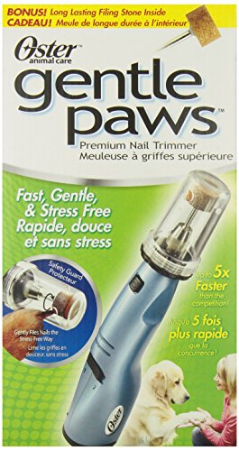 Oster 78129-500-200 Clean and Healthy Paws Nail Grinder, Steel Blue