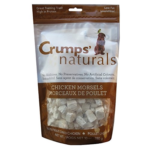Crumps' Naturals DD5347 Chicken Morsels Freeze-Dried Dog Treats 280g/10oz