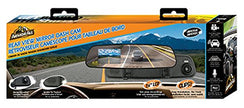 Armor All ADC2-1004-BLK 720 HD Rear View Mirror Dash Cam - Black