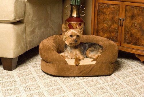 K&H Manufacturing 4701 Ortho Bolster Sleeper 20 (Brown Velvet)