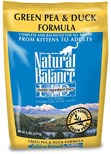 Natural Balance 562 Pea and Duck Formula Dry Cat Food (5 Lb (6))