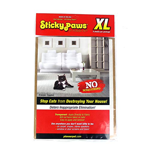 X-Large Sticky Paws (Five 9" x 12" Sheets)