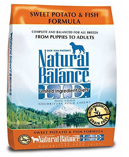Équilibre naturel 42036 Poisson de couvercle et nourriture pour chiens de patate douce 13 lb