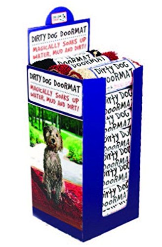 Chien devenu Smart Dirty Dog Doormat 35x26inch 27pc Affichage