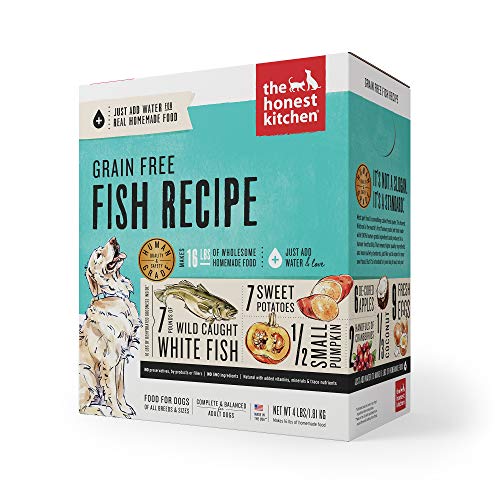 The Honest Kitchen Zeal: Grain White Fish Dog Aliments, 4 livres