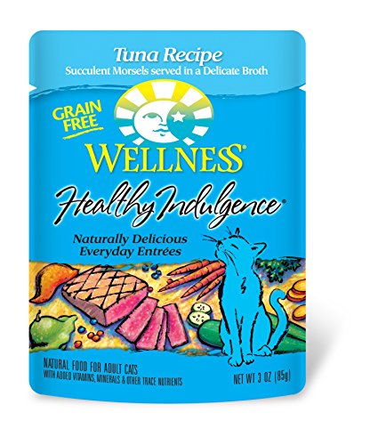 Wellness 89089 Healthy Indulgence Tuna Recipe Cat Food 24/3 Oz