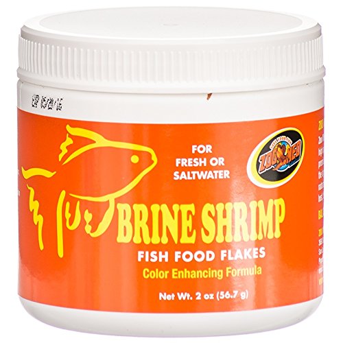 Zoo Med AF-B100 Brine Shrimp Fish Food Flakes